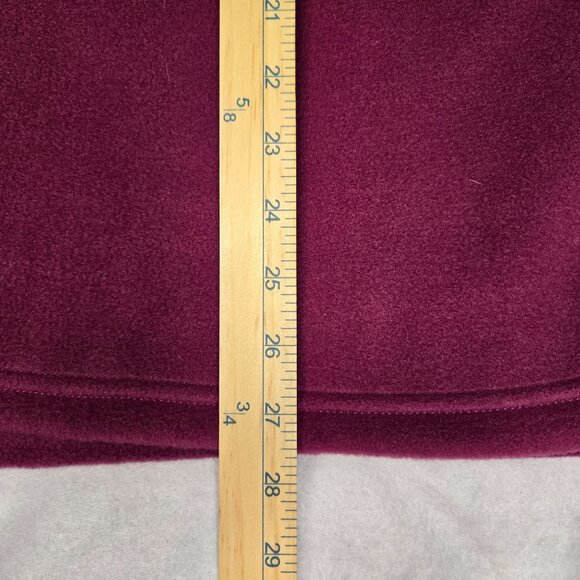 Columbia Womens Full-Zip Fleece Jacket 1X Berry Color Warm Outerwear Polyester - Picture 8 of 8